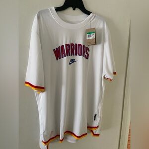 Nike HWC Nights White Tee with Red and Blue Accents